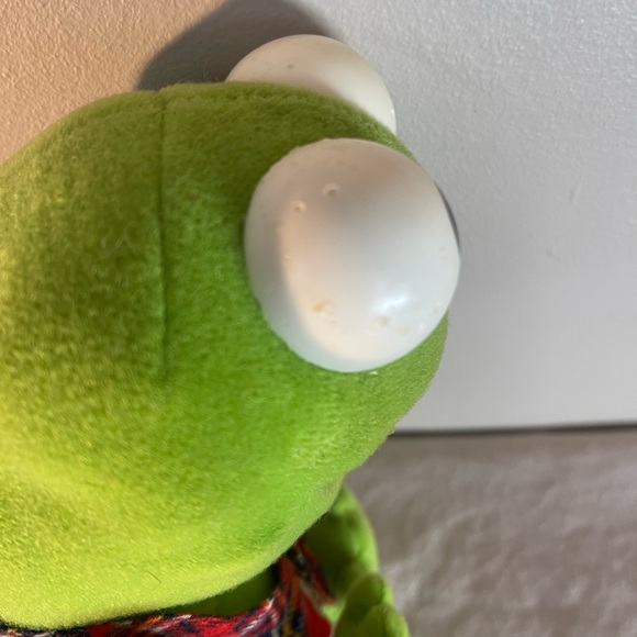 Baby Kermit The Frog Plush Stuffed Animal 1987 Vintage Henson Muppets Toy Rare - Picture 6 of 10